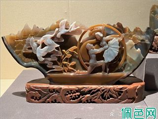 辽博非遗雕刻展：将玛瑙的颜色用到极致